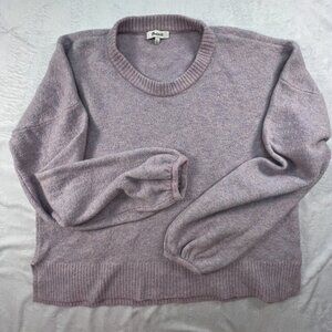 Madewell Lilac Crewneck Sweater
